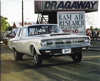 Shutdown: This restored '65 SuperStock Dodge runse 11.20s and, due to close attention to parts tolerances, has better driveability than stock